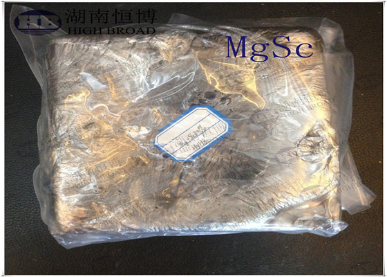 Magnesiumscandium Mg30%Sc legering verharding Mg legering ingot voor het raffineren van granen