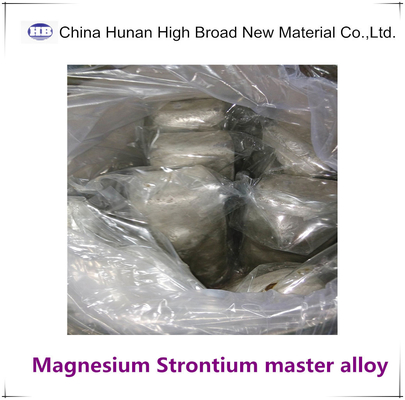 Het Strontium Hoofdlegeringen van het MgSrmagnesium met Mg-de verschillende verhouding van SR