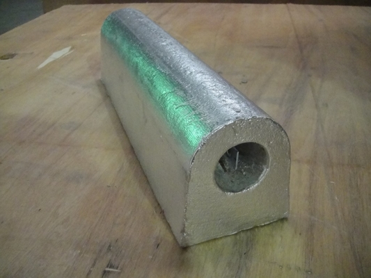 Dichtheid 2,7 G/Cm3 Aluminium offeranode Langdurige corrosiebeschermingssystemen ALZNIN