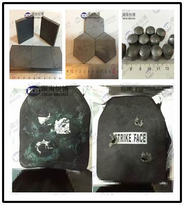 De ballistische Platen gebruiken Materialen zoals Borium/Siliciumcarbide Kogelvrije Platen