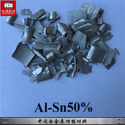 Het Aluminium Hoofdlegering van de AlSn50% Inhoud voor Verhogingssterkte, Rekbaarheid