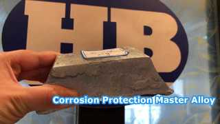 Introduceer MgBa10 Aluminium Master Alloy Magnesium Barium Alloy ingot voor kathodische bescherming voor u