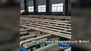 Bekijk een staaf van magnesiumlegering op hoge temperatuur voor extrusie met een demo van aanpasbare afmetingen