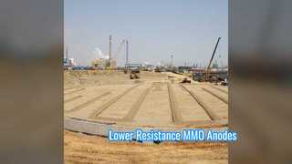MMO lineaire anode voor CP-systemen met lage bodemweerstand