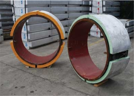 Gewijde anoden kathodische bescherming voor leidingen stand-off aluminium anode met dubbele gekrompelde platte staaf