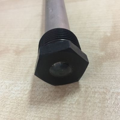 19 mm Aluminium legering Compact Anode Rod 3/4 NPT 450 mm Ruimte-efficiënt ontwerp voor compacte condensator