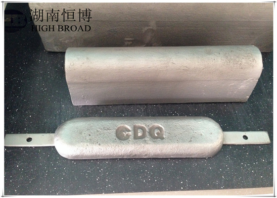 Aluminiumanode voor kathodische bescherming en anticorrosief, Aluminium offeranode