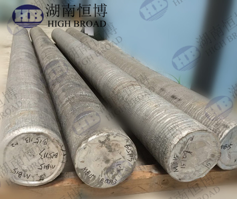 AZ80 AZ91 Semi-continuous Cast Magnesium Billet voor extruderen / thixomolding / die casting