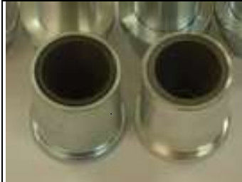 High Temperature Boron Carbide Sandblasting Nozzle with 600°C Max Operating Temperature and Thermal Shock Resistant 30x6mm Straight Bore