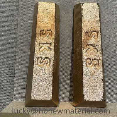 Aluminium Beryllium AlBe Meesterlegering 2-5% Be Content Ingot voor graanveredeling