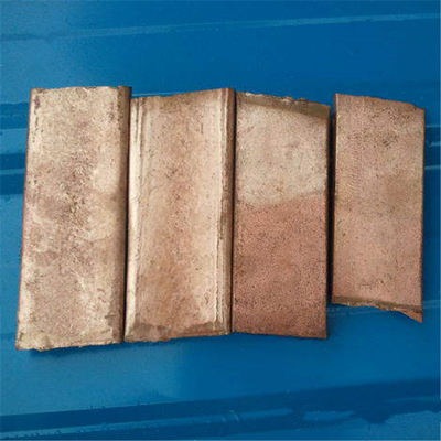Koperen berylliummeesterlegering CuBe 4% ingot gevormd voor smeltingen