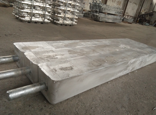Industriële aluminiumanoden Al-Zn-In-Cd-legering met hoge duurzaamheid en hoge temperatuurbestandheid