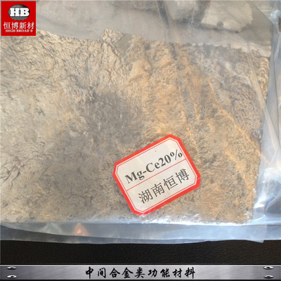 Magnesium, Cerium en zeldzame aardmetalen van hoofdmetalen MgCe30% MgCe25% legering
