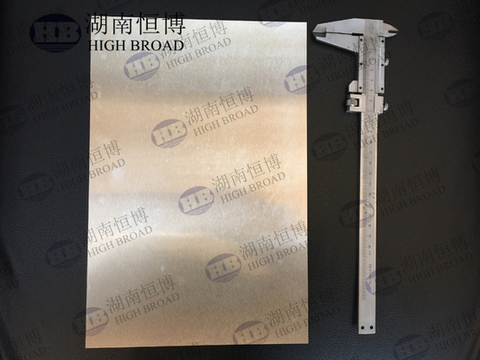 Warmtegeleidbaarheid Zilver gladde magnesiumlegering WE43 plaat met 1040 Jkg-1k-1 specifieke warmte