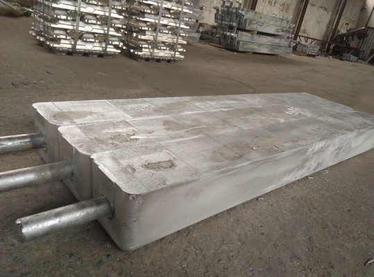 MIL-A-24779 Anoden voor kathodische bescherming van legering aluminium voor zeewallen / palen voor offshore