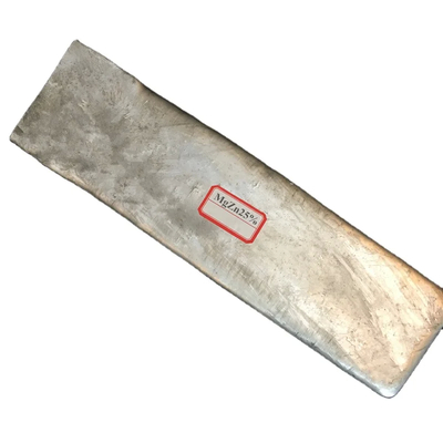 Glad zilver-magnesium legering ingots Onregelmatige ingotvorm voor verbeterde verlenging