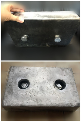 AZ / HP Magnesiumanode van legering voor corrosiebescherming