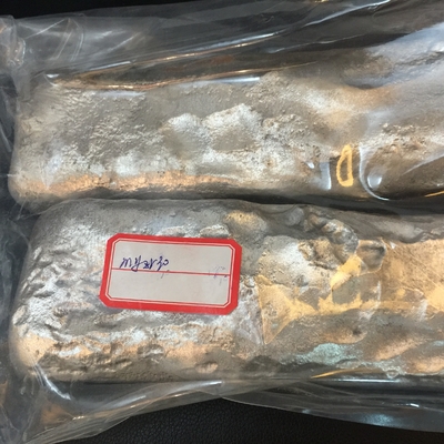 Magnesiumzirkonium-masterlegering MgZr25 MgZr30 MgZr35 voor het smelten