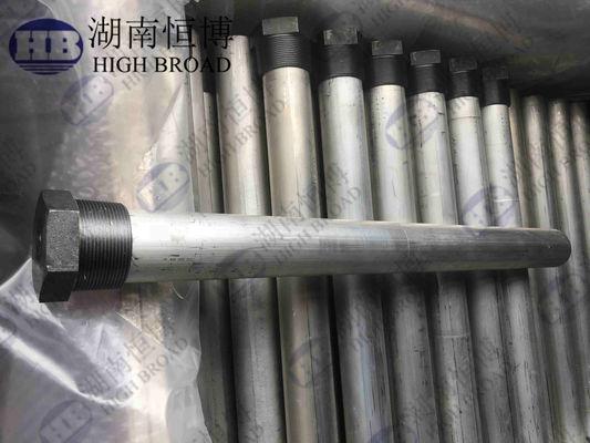 25mm Diameter 1200mm Length Magnesium Anode Rod with 1" NPT Thread for Underground Storage Tank Protection