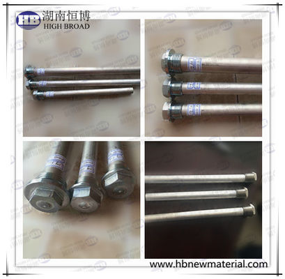 25mm Diameter 1200mm Length Magnesium Anode Rod with 1" NPT Thread for Underground Storage Tank Protection