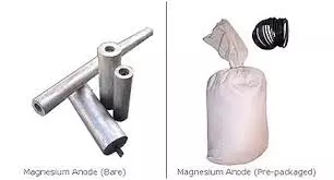 Sacrificial Anode Cast 9D3 17D3 32D5 Magnesium Anode For M1C 17 Lbs 32 Lbs 60 Lbs Backfilled Anodes
