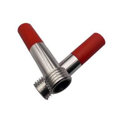 Boroncarbide Mondstuk met 45 Graden Bocht voor Interne Oppervlakte Reiniging - 127x9.5mm Zandstraalmondstuk