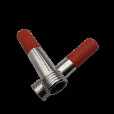 Boroncarbide zandstraalpijp met M14x1.5 grove schroefdraad, HRA 93+ hardheid en 600°C max. temperatuur