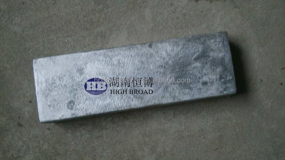 ISO9001:2008 Gecertificeerde Magnesium Lanthaan Legering Ingot met 10-30% Lanthaan Gehalte voor Korrelverfijning
