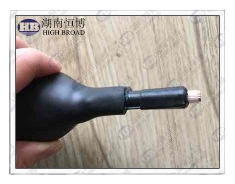 Leidende polymeerflexible anode met ASTM B348 Klasse I/II MMO/Ti draad anode voor kathodische bescherming met geïmprimeerde stroom en 52mA/m stroomuitgang