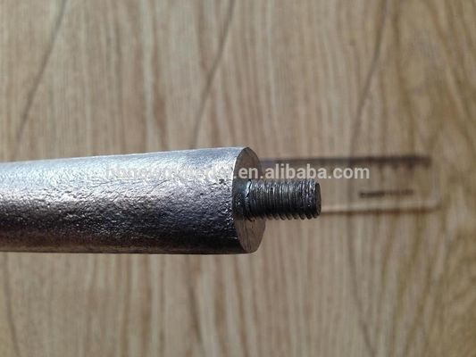 Gegoten magnesium anode staaf met 99,95% zuiverheid voor commerciële boilers en gladde oppervlakte anti-corrosie bescherming