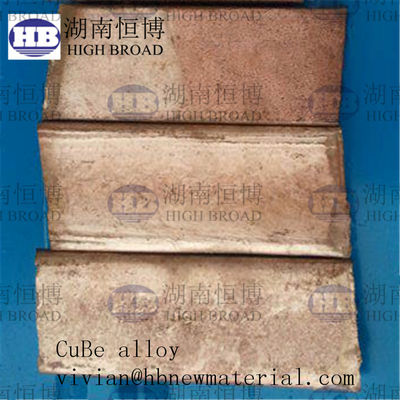 Koper-beryllium stamlegering met 3% 4% 5% berylliumgehalte voor verbeterde mechanische eigenschappen
