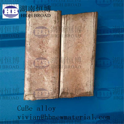 Koper-beryllium stamlegering met 3% 4% 5% berylliumgehalte voor verbeterde mechanische eigenschappen