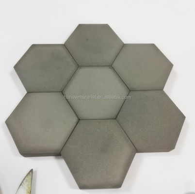 Industriële silicon carbide plaat met een dichtheid van 3,15 g/cm3 in formaten 50x50 en 100x100