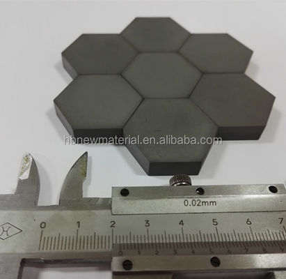Industriële silicon carbide plaat met een dichtheid van 3,15 g/cm3 in formaten 50x50 en 100x100