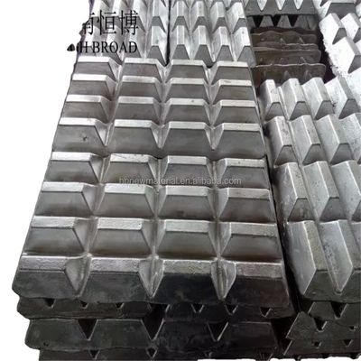 Groothandel AlZn20% Moederalleging Ingot met 6-8 kg Gewicht voor Korrelverfijning in Aluminiumlegeringen