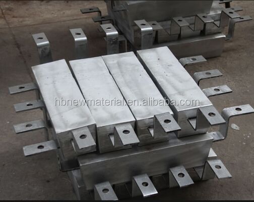 Hoge-efficiëntie Al-Zn-In-Cd aluminium offeranode voor corrosiepreventie in scheepsrollen ASTM GAIII-norm