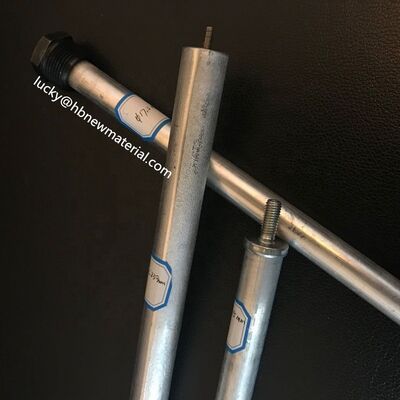 Magnesium anode staven met een lengte van 100, 200, 500 mm of op maat, met goede vervormbaarheid en uitstekende corrosiebestendigheid