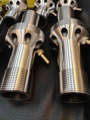 Boorcarbide Mondstuk met M10x1.0 Fijne Schroefdraad en 50x15mm Compact Ontwerp voor Precisie Zandstralen