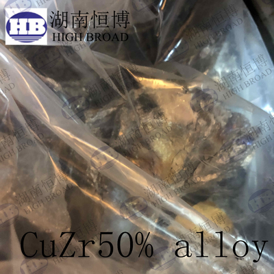 CuZr50% baseerde de Hoofd de Legeringsbaar van het Koperzirconium voor Koper Hoofdlegeringen