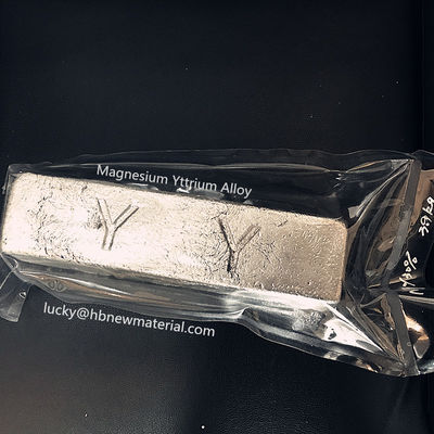 Magnesium Yttrium MgY30 MgY25 Master Alloy Ingot Grain Refiner voor lucht- en ruimtevaart Automotive Magnesium Casting