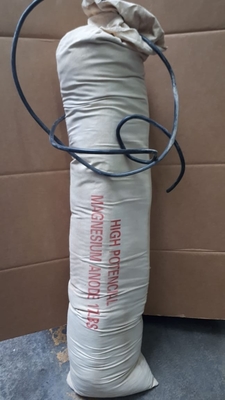 Voorverpakte magnesiumaanodische kathodische bescherming met backfill en kabel voor ondergrondse pijpleidingen