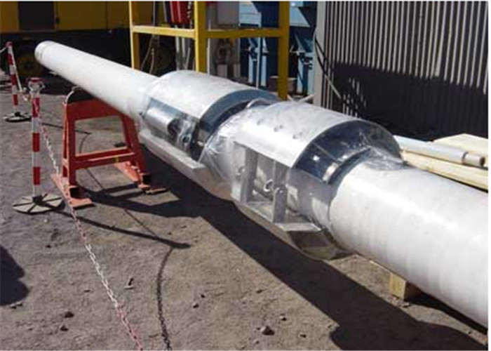 Gewijde anoden kathodische bescherming voor leidingen stand-off aluminium anode met dubbele gekrompelde platte staaf