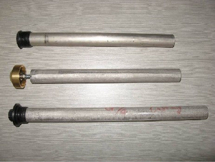 21 mm aluminiumlegering 3-segment anode staaf 1000 mm bout-samen ontwerp voor commerciële ketel