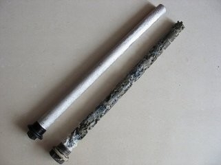 AZ31 AZ63 Magnesium legering waterverwarmer Anodestaafstaven voor gegalvaniseerde stalen doppen NPT BSPT 3/4&quot;