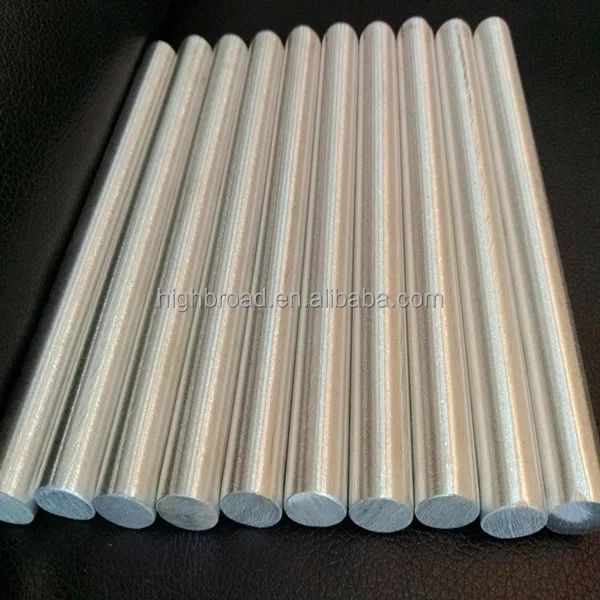 Magnesiumlegering massieve ronde staaf HB-RB-20 AZ61A Diameter 20 mm voor railzittingbeugelsteun