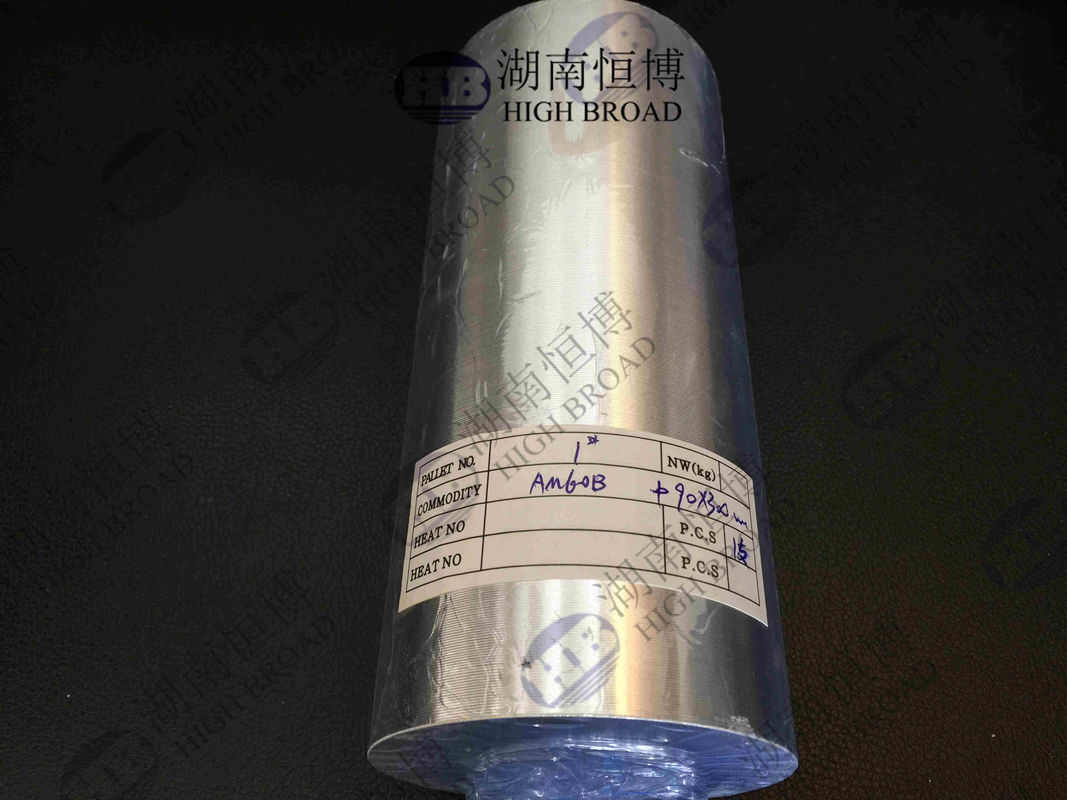 Magnesiumlegering massieve ronde staaf HB-RB-25 AZ31B Diameter 25 mm voor handvat medische apparatuur