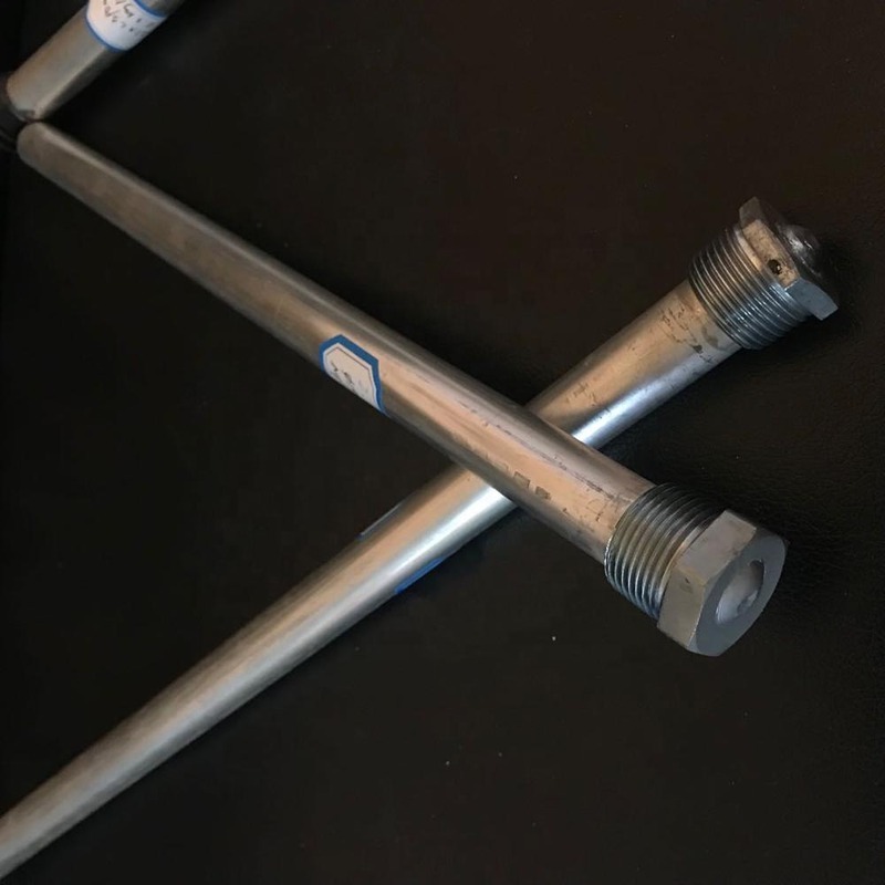 Hoge Zuiverheid AZ63 Magnesium Opofferingsanode Staaf 44 Inch 3/4 NPT voor Kathodische Bescherming Zeewatertank