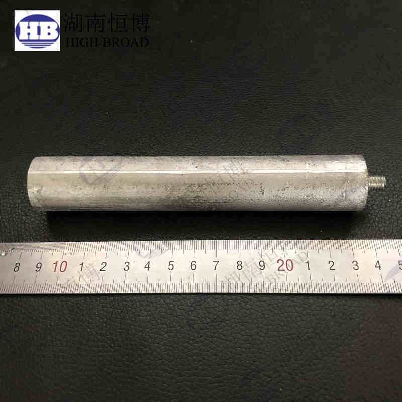 Industriële 1 inch NPT Heavy Duty Magnesium Anode Rod 40 inch voor grote commerciële ketel tank kathodische bescherming