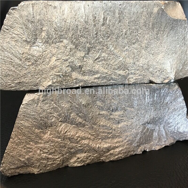 Aluminium Neodymium AlNd Master Alloy 5-20% Nd-inhoud Ingot voor graanveredeling
