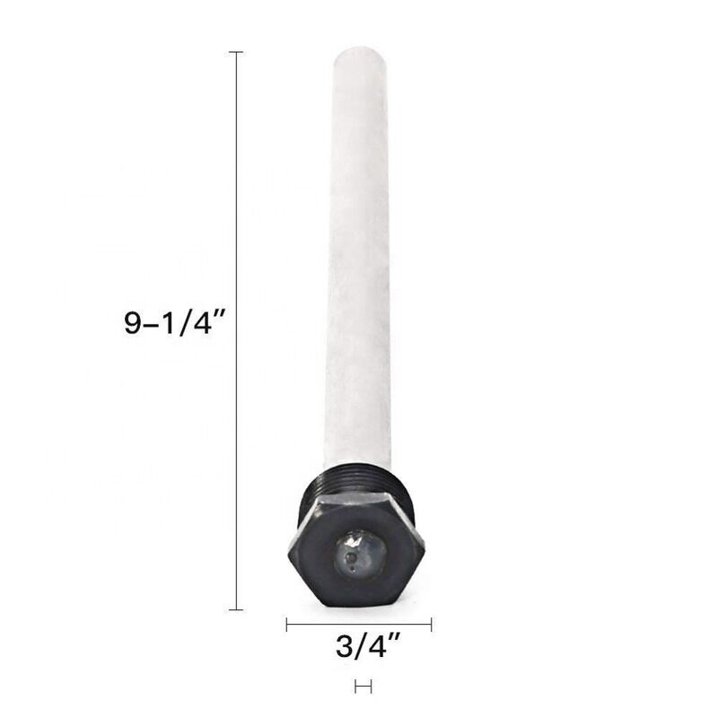 18 mm Diameter 350 mm Lengte Compact Combo Magnesium Anode Rod voor Point-of-Use Heater Protection